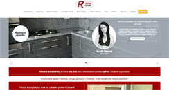 Desktop Screenshot of kuchyne-rena.cz